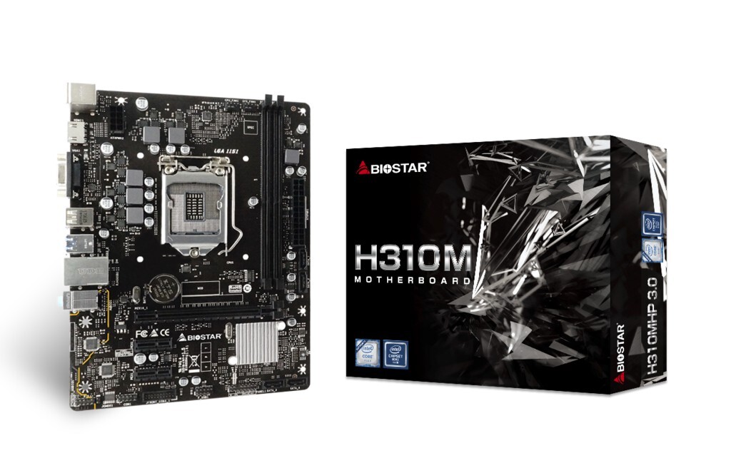 Biostar H310MHP 3.0 / mATX LGA1151 DDR4-2666