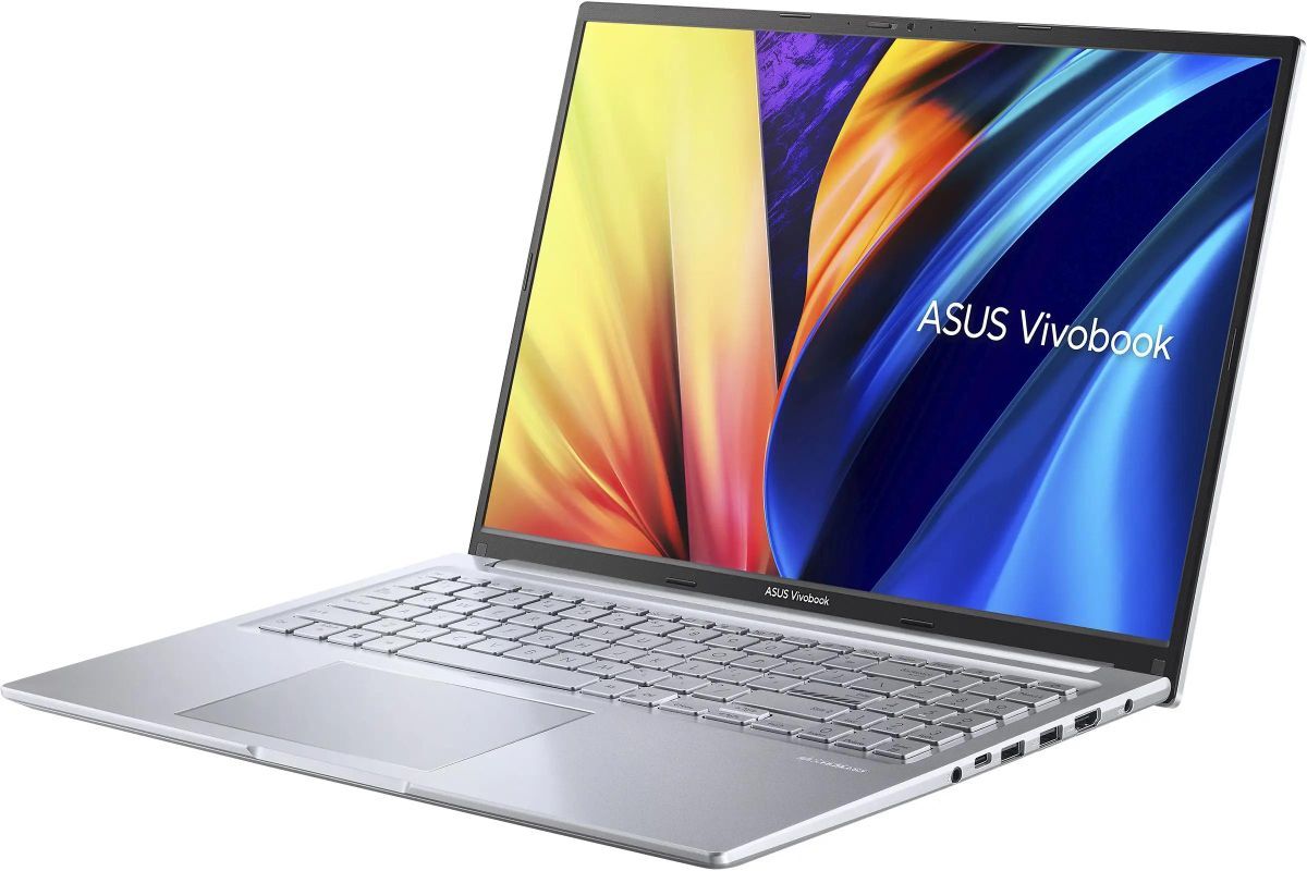 ASUS Vivobook 16 M1605YA / 16 FullHD+ / Ryzen 5 7530U / 16Gb DDR4 / 1.0Tb SSD / AMD Radeon / No OS Silver