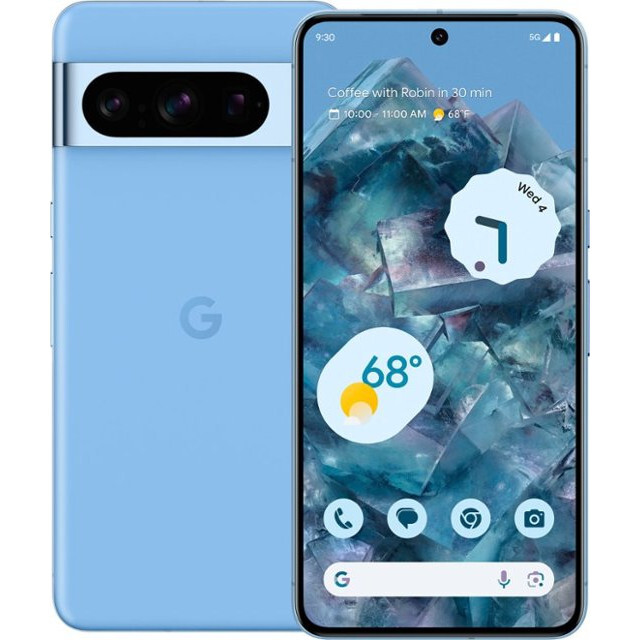 Google Pixel 8 Pro 5G Dual / 6.7 LTPO OLED 120Hz / Tensor G3 / 12GB / 128GB / 5050mAh Blue