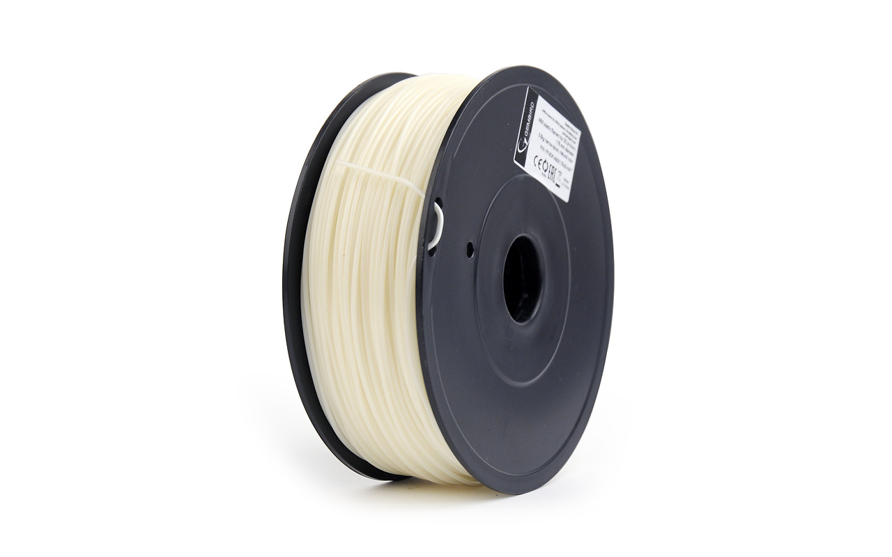 Gembird 3DP-ABS1.75-02 / ABS Filament / 1.75 mm / 0.6 kg White