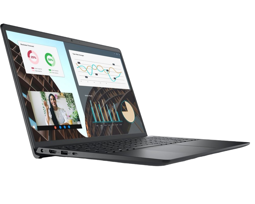 DELL Vostro 3530 / 15.6 WVA FullHD / Core i5-1335U / 16Gb DDR4 / 512Gb SSD / Intel Iris Xe / Black Windows