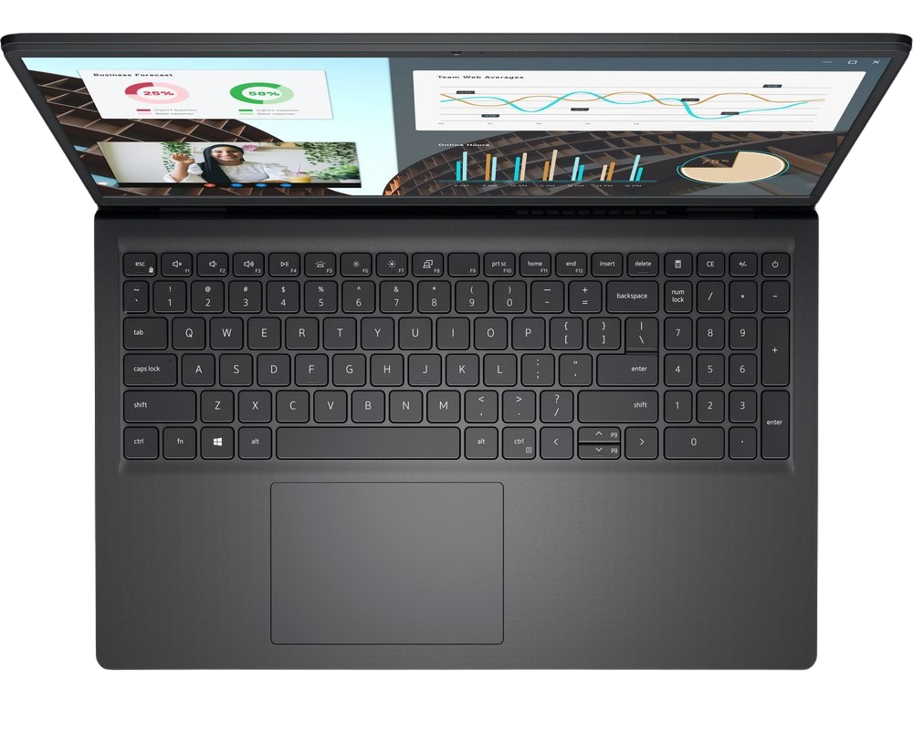 DELL Vostro 3530 / 15.6 WVA FullHD / Core i5-1335U / 16Gb DDR4 / 512Gb SSD / Intel Iris Xe / Black Windows