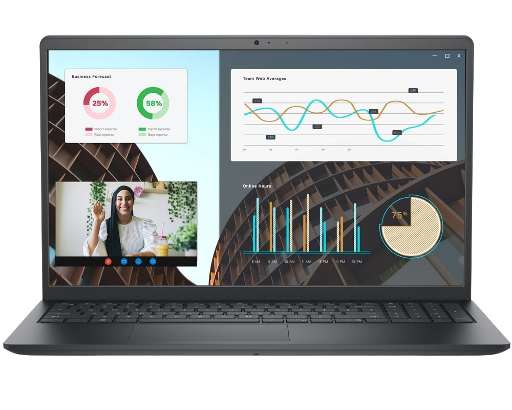DELL Vostro 3530 / 15.6 WVA FullHD / Core i7-1355U / 16Gb DDR4 / 512Gb SSD / Intel Iris Xe / Windows