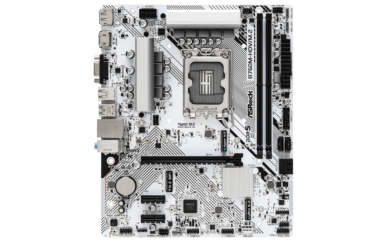 ASRock B760M-HDV/M.2 / mATX LGA1700 DDR5 7200