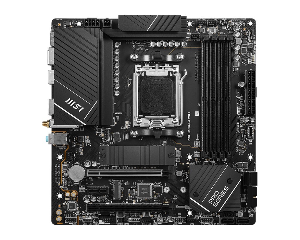 MSI PRO B650M-A WI-FI / mATX AM5 DDR5 7200