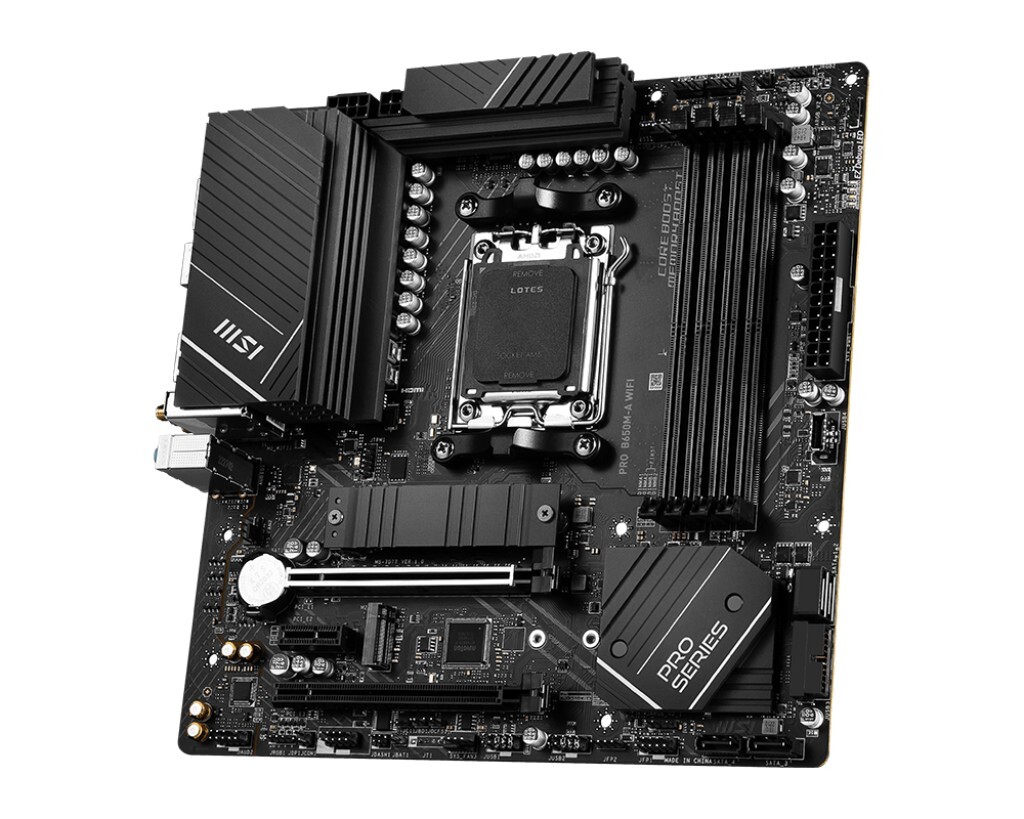 MSI PRO B650M-A WI-FI / mATX AM5 DDR5 7200