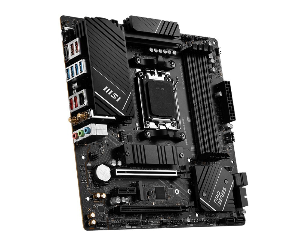 MSI PRO B650M-A WI-FI / mATX AM5 DDR5 7200