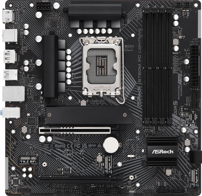 ASRock B760M PG LIGHTNING / mATX LGA1700 DDR5 7200