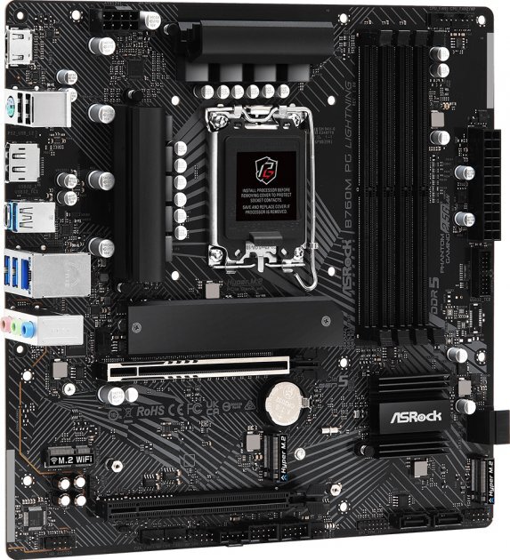 ASRock B760M PG LIGHTNING / mATX LGA1700 DDR5 7200