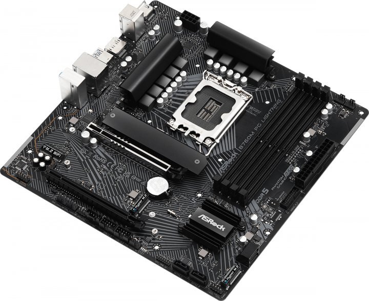 ASRock B760M PG LIGHTNING / mATX LGA1700 DDR5 7200