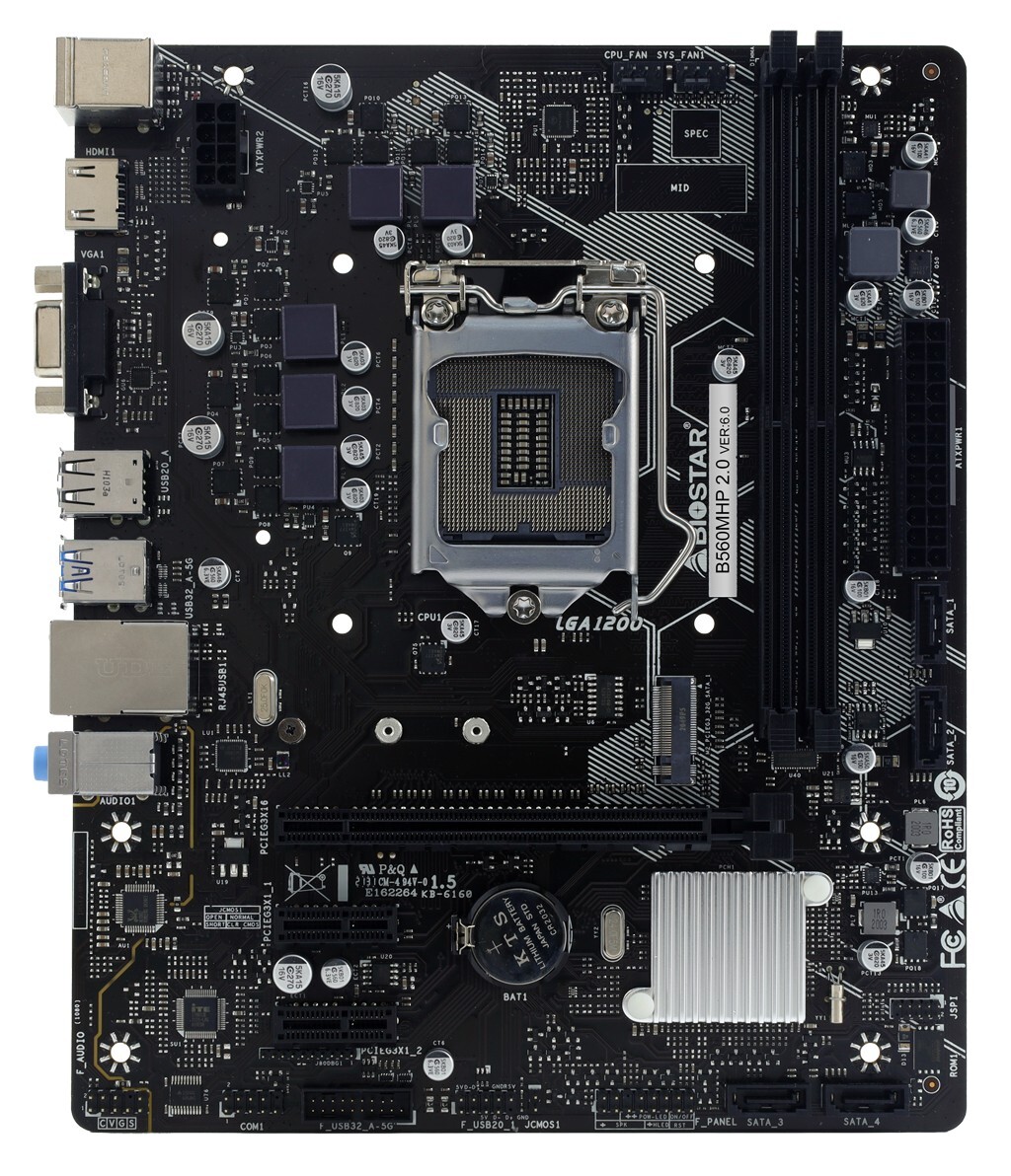 Biostar Racing B560MHP 2.0 / mATX LGA1200 DDR4 3200