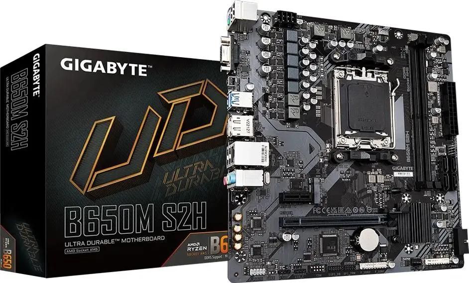 GIGABYTE B650M S2H / mATX AM5 DDR5 6400