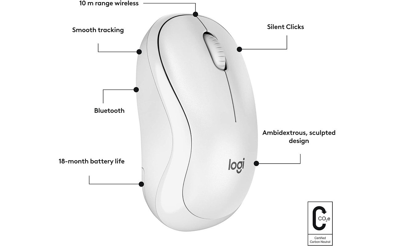 Logitech M240 Silent White
