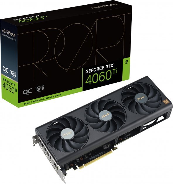 ASUS ProArt GeForce RTX 4060 Ti OC edition 16GB GDDR6 128Bit / PROART-RTX4060TI-O16G