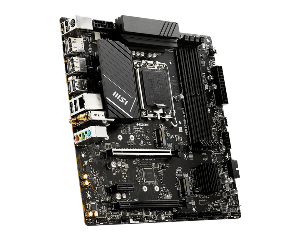 MSI PRO B760M-A WI-FI / mATX LGA1700 DDR5 6800