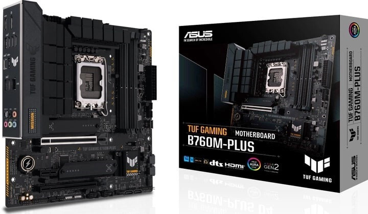 ASUS TUF GAMING B760M-PLUS / mATX LGA1700 DDR5 7200