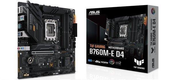 ASUS TUF GAMING B760M-E D4 / mATX LGA1700 DDR4 5333