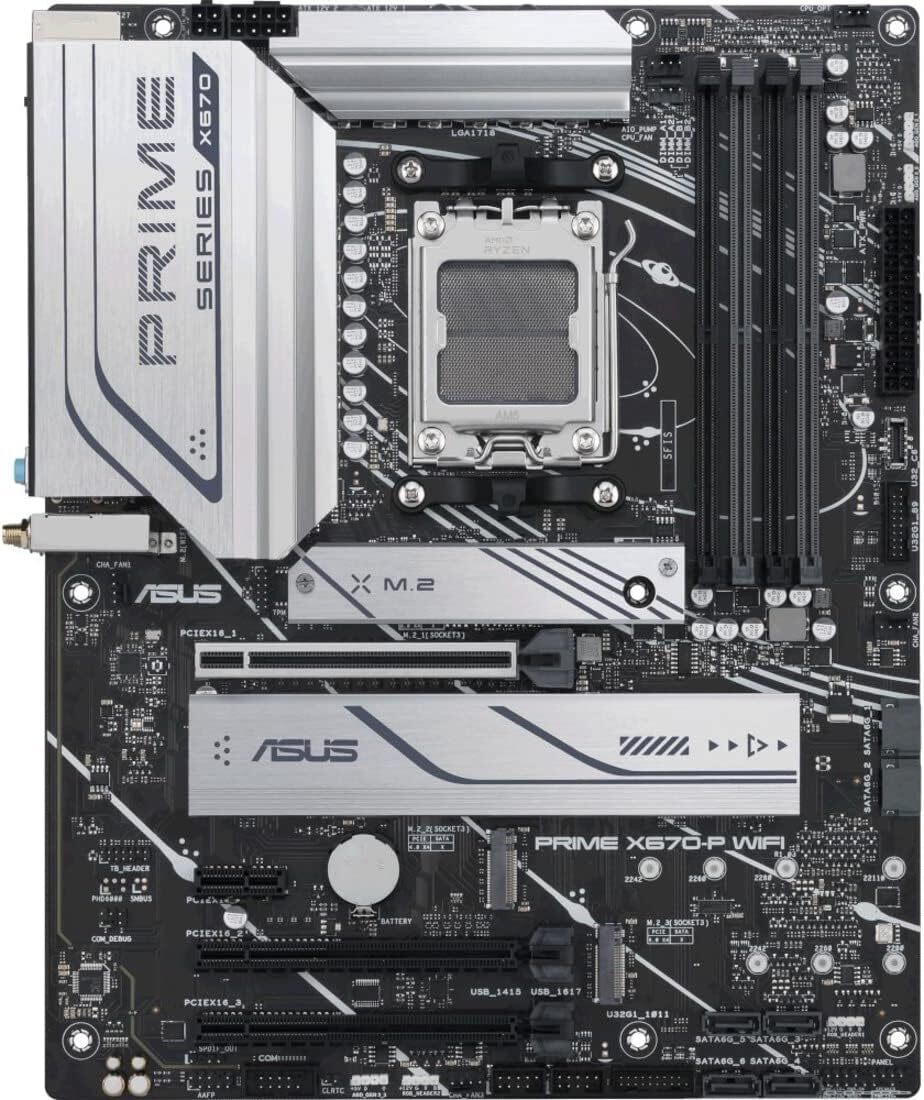ASUS PRIME X670-P WI-FI / ATX AM5 DDR5 7600
