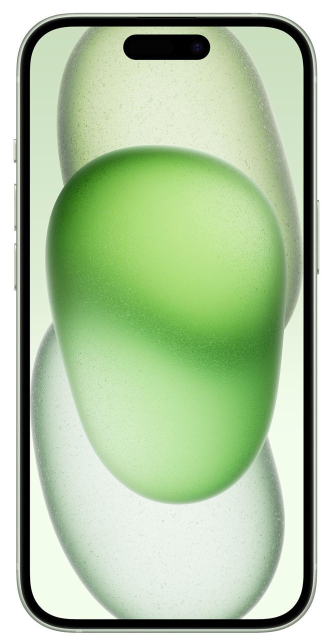 Apple iPhone 15 / 6.1 Super Retina XDR OLED / A16 Bionic / 6GB / 128GB / 3349mAh Green