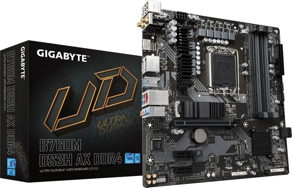 GIGABYTE B760M DS3H AX DDR4 / mATX LGA1700 DDR4 5333