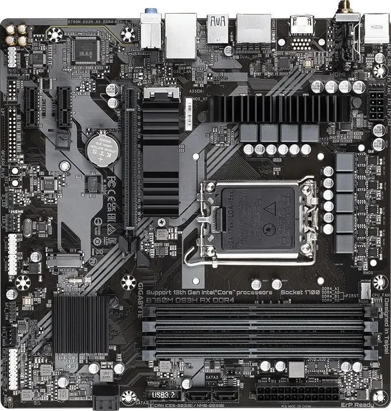 GIGABYTE B760M DS3H AX DDR4 / mATX LGA1700 DDR4 5333