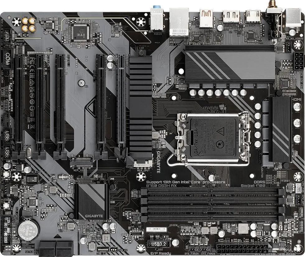 GIGABYTE B760 DS3H AX / ATX LGA1700 DDR5 7600
