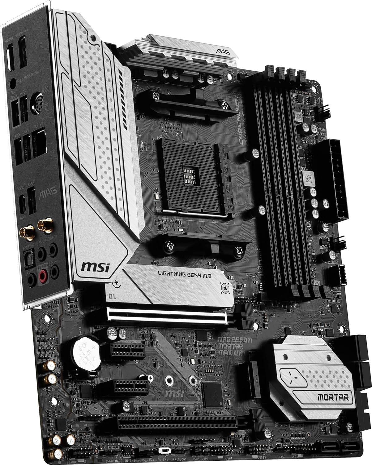 MSI MAG B550M MORTAR MAX WI-FI / mATX AM4 DDR4 4400