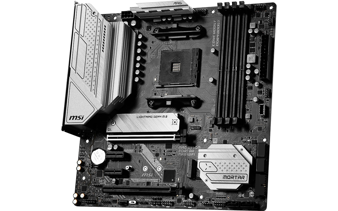MSI MAG B550M MORTAR MAX WI-FI / mATX AM4 DDR4 4400