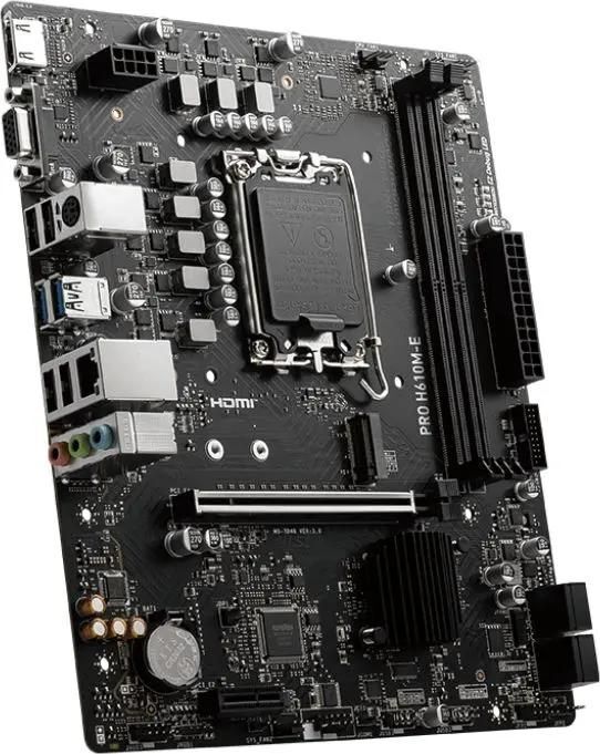MSI PRO H610M-E DDR5 / mATX LGA1700 DDR5 5600