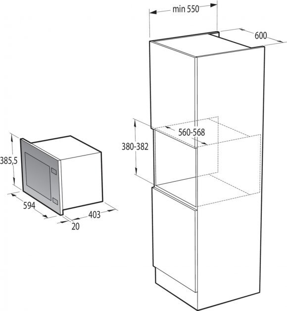 Gorenje BMI 251 SG3BG