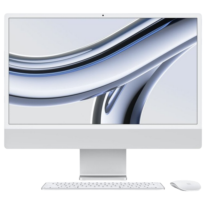 Apple iMac / 24 Retina 4.5K / M3 8-core CPU 8-core GPU / 16Gb RAM / 512Gb SSD / Sonoma Silver