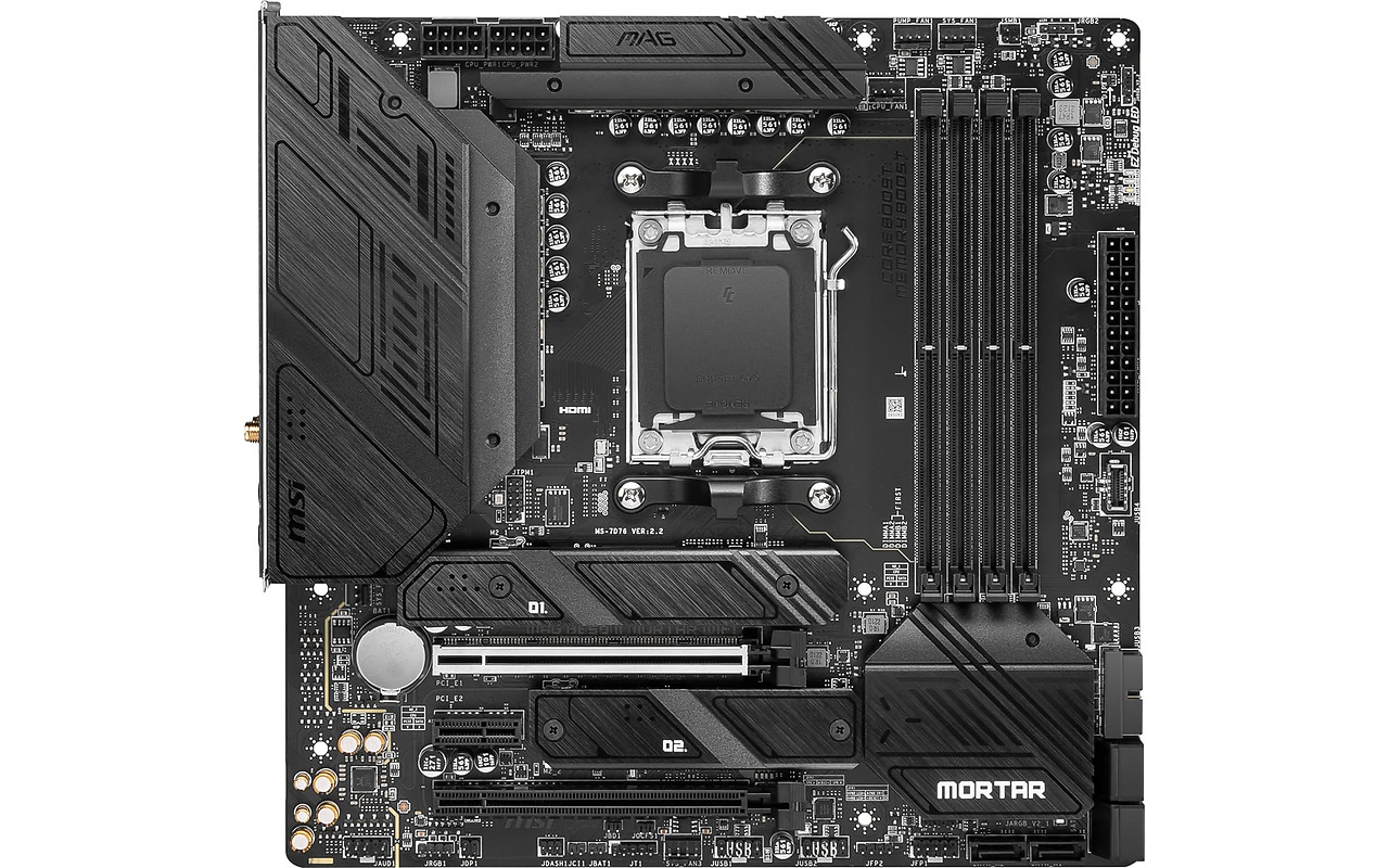 MSI MAG B650M MORTAR WI-FI / mATX AM5 DDR5 7600