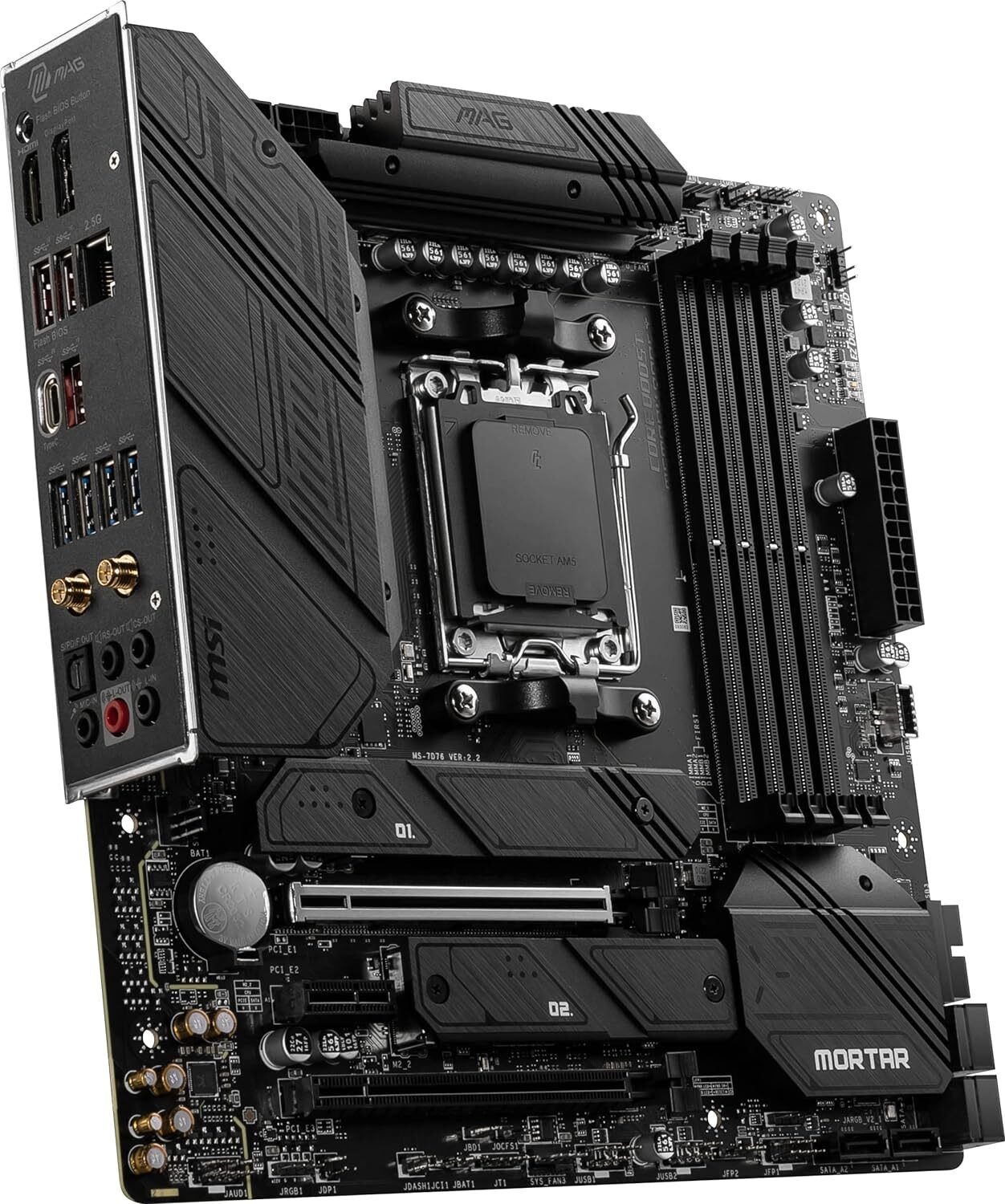 MSI MAG B650M MORTAR WI-FI / mATX AM5 DDR5 7600