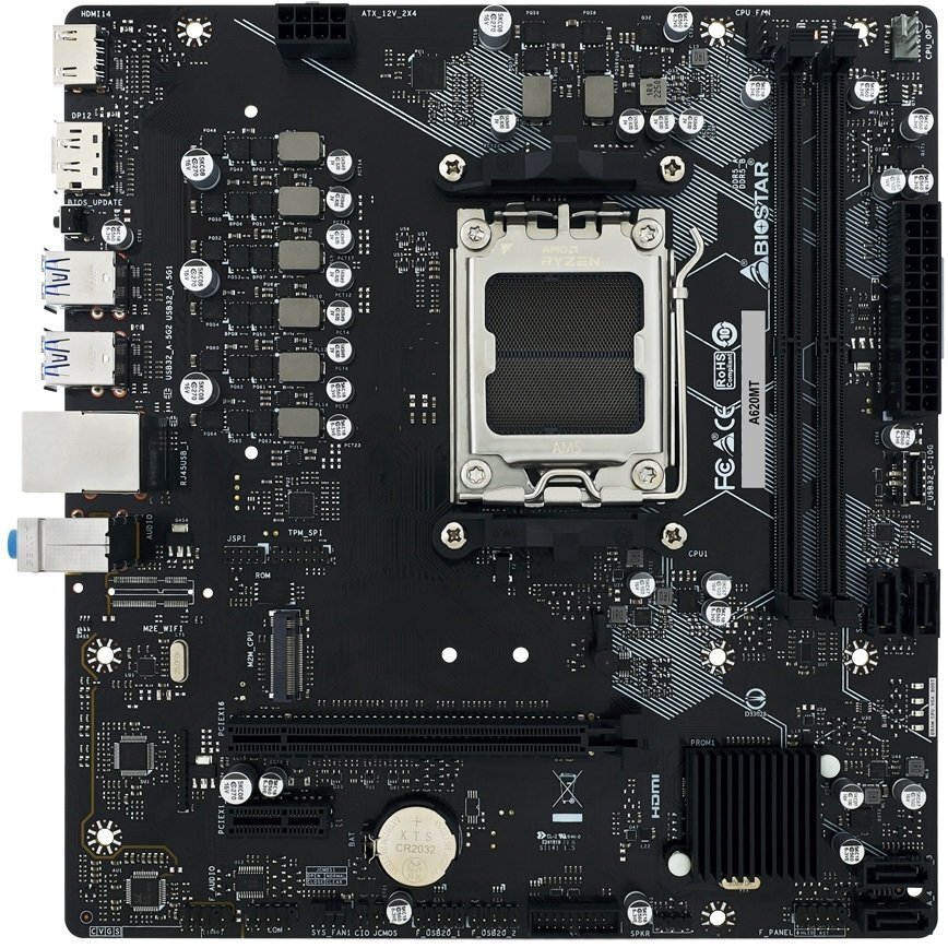 Biostar A620MT / mATX AM5 DDR5 6000