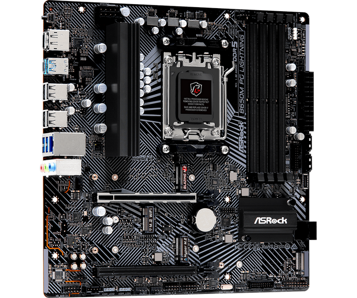 ASRock B650M PG LIGHTNING / mATX AM5 DDR5 7200+