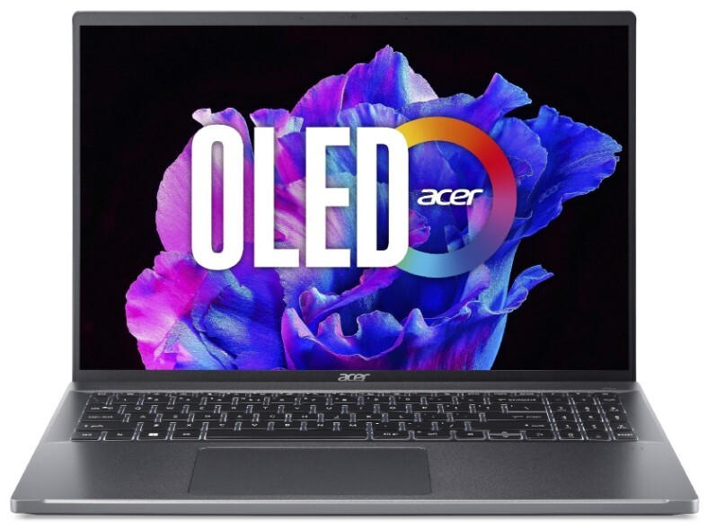 ACER Swift Go 16 / 16 OLED 3.2K 120Hz / Core i7-1355U / 16GB LPDDR5 / 1.0TB SSD / Intel Iris Xe / No OS