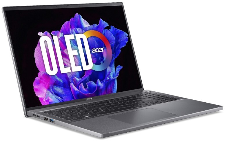 ACER Swift Go 16 / 16 OLED 3.2K 120Hz / Core i7-1355U / 16GB LPDDR5 / 1.0TB SSD / Intel Iris Xe / No OS
