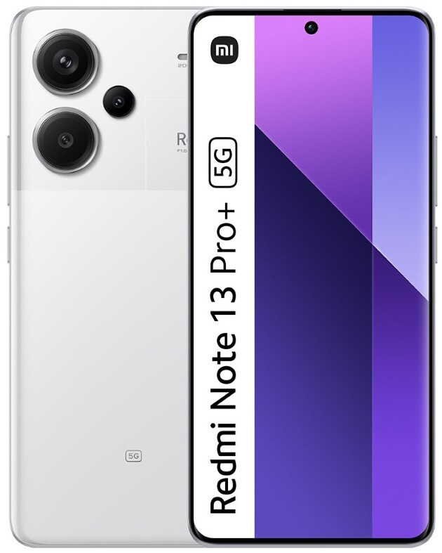 Xiaomi Redmi Note 13 Pro Plus 5G / 6.67 AMOLED 120Hz / Dimensity 7200 Ultra / 8GB / 256GB / 5000mAh White