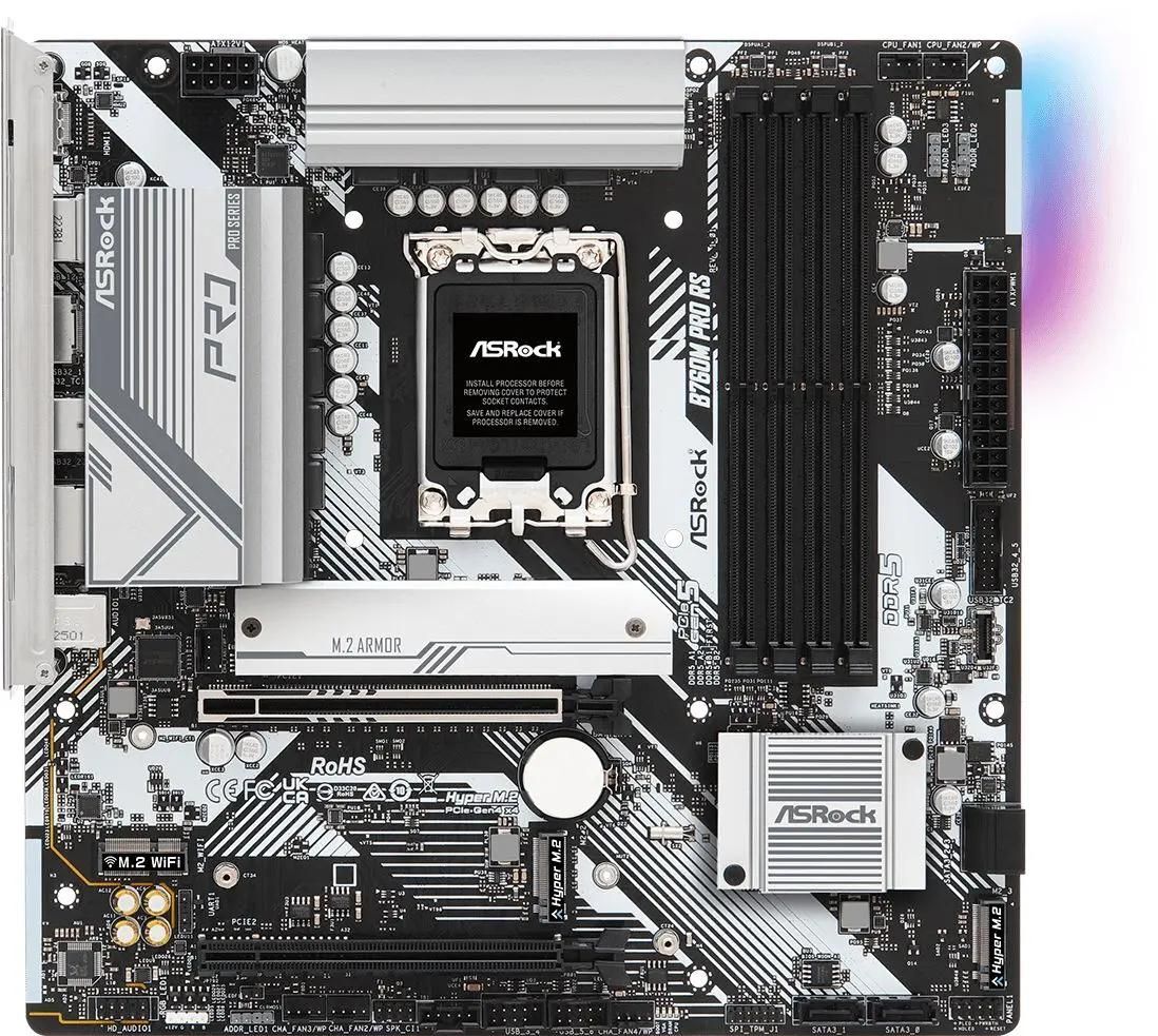 ASRock B760M PRO RS / mATX LGA1700 DDR5 4800