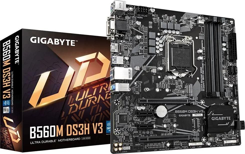 GIGABYTE B560M DS3H V3 / mATX LGA1200 DDR4 5333