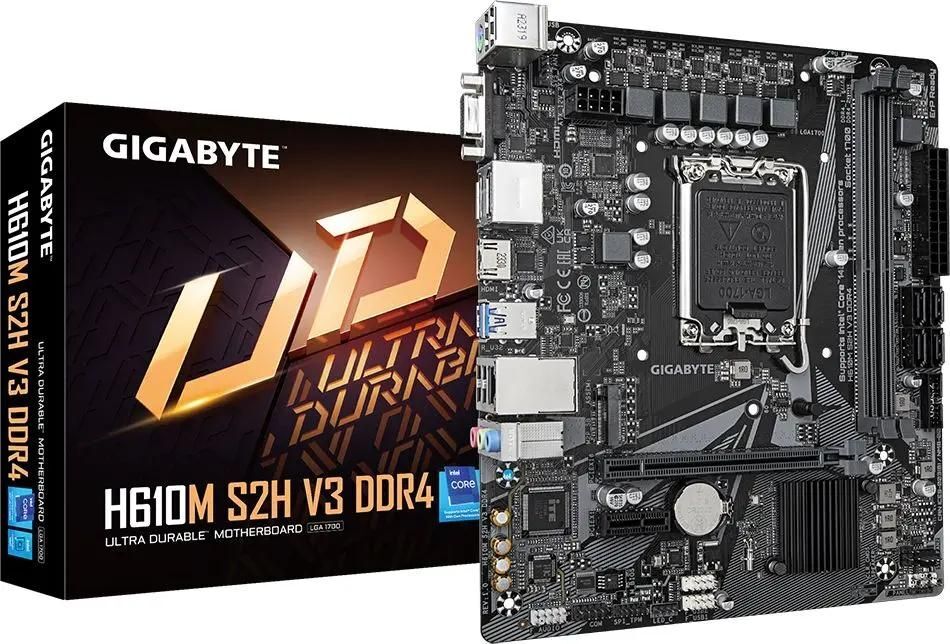 GIGABYTE H610M S2H V3 DDR4 / mATX LGA1700 DDR4 3200