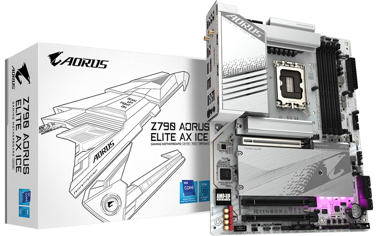 GIGABYTE Z790 AORUS ELITE AX ICE / ATX LGA1700 DDR5 7600