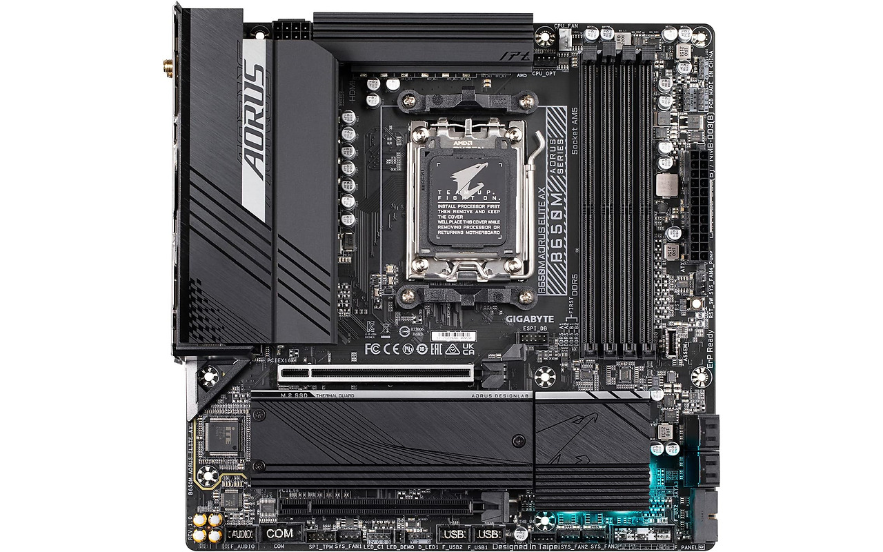 GIGABYTE B650M AORUS ELITE AX / ATX AM5 DDR5 8000