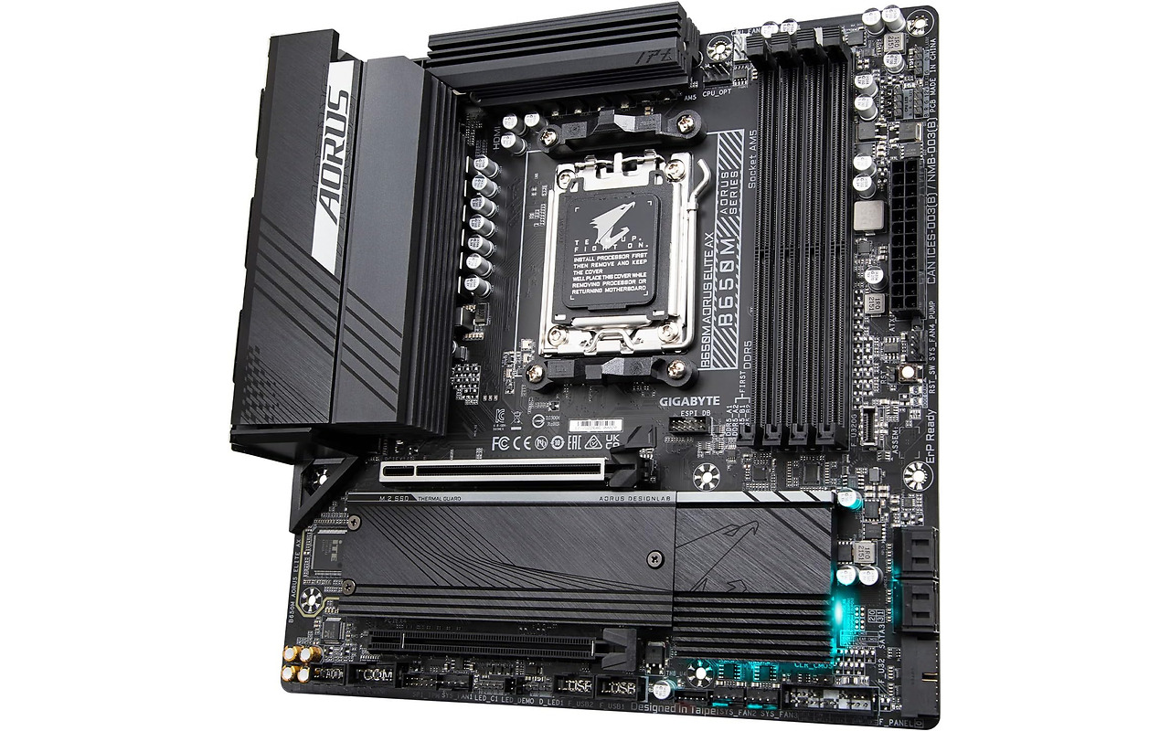 GIGABYTE B650M AORUS ELITE AX / ATX AM5 DDR5 8000