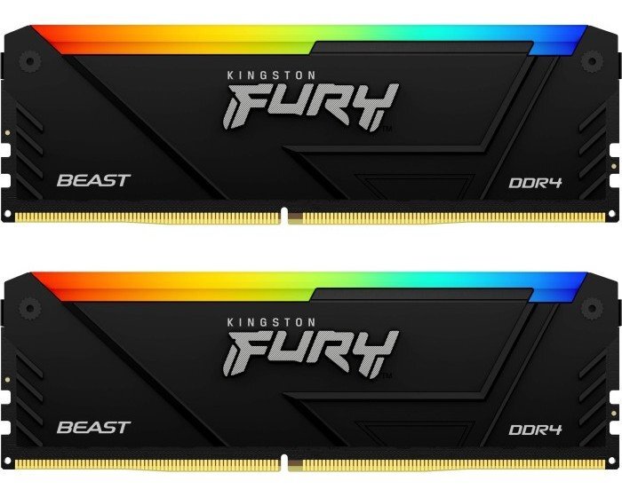 Kingston FURY Beast 2x 16Gb DDR4 3200 RGB / KF432C16BB2AK2/32