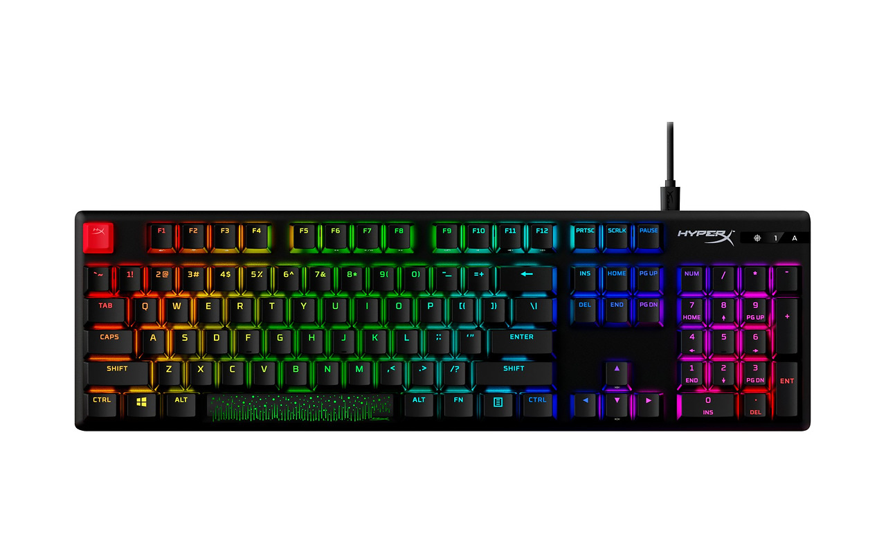 HYPERX Alloy Origins PBT / Aqua - Tactile key switch / 639N5AA#ABA