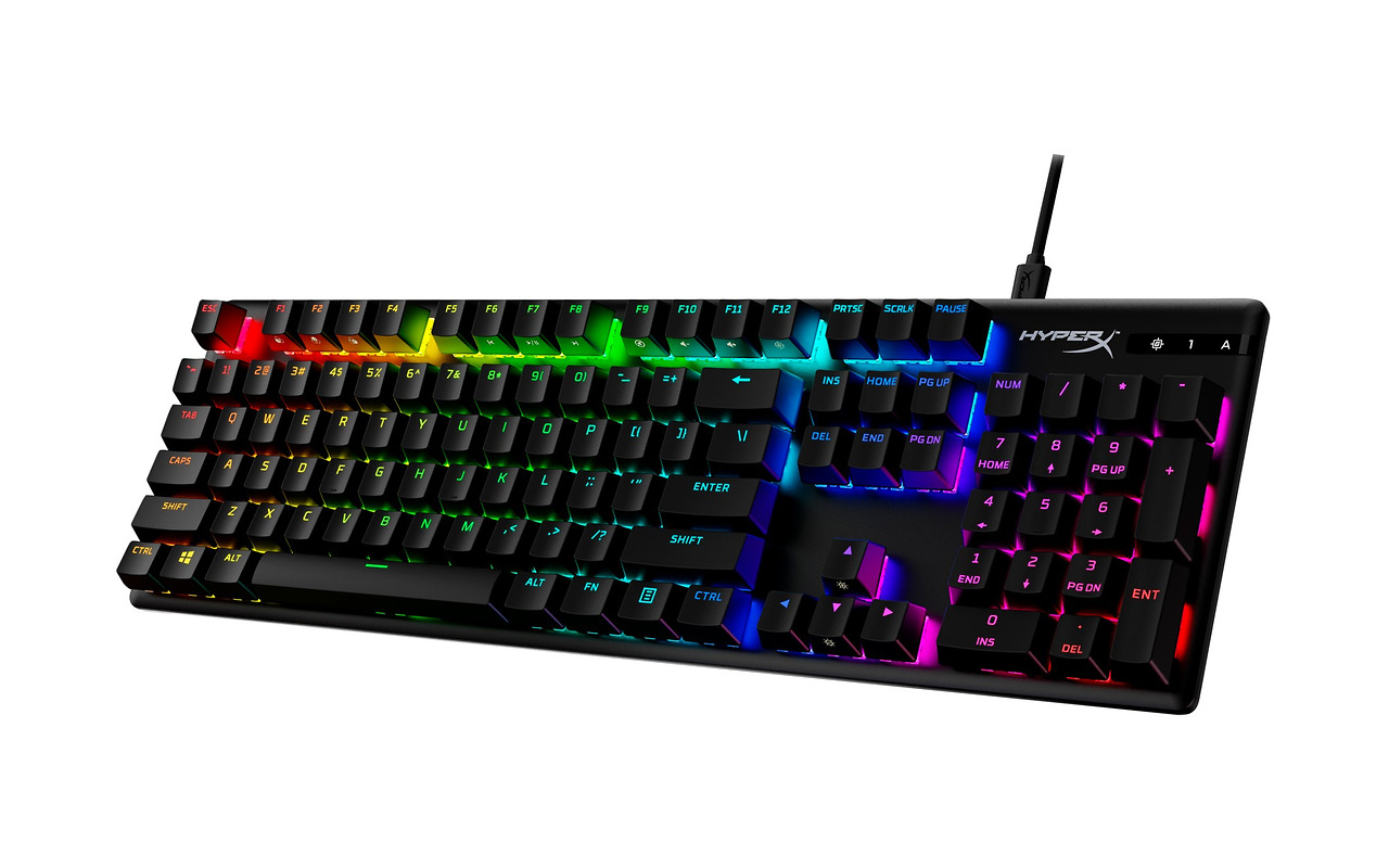 HYPERX Alloy Origins PBT / Aqua - Tactile key switch / 639N5AA#ABA