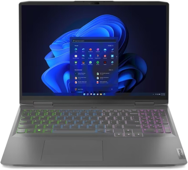 Lenovo LOQ 16IRH8 / 16 IPS WQXGA 165Hz / Core i7-13620H / 16Gb DDR5 / 1.0Tb SSD / GeForce RTX 4060 8Gb / No OS
