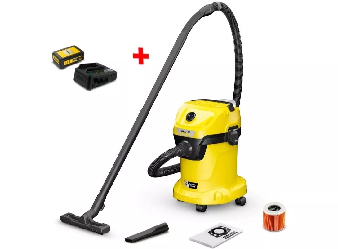 KARCHER WD 3-18 S V-17/20 Battery + Kit  / 1.628-575.01