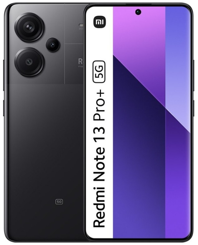 Xiaomi Redmi Note 13 Pro Plus 5G / 6.67 AMOLED 120Hz / Dimensity 7200 Ultra / 8GB / 256GB / 5000mAh Black